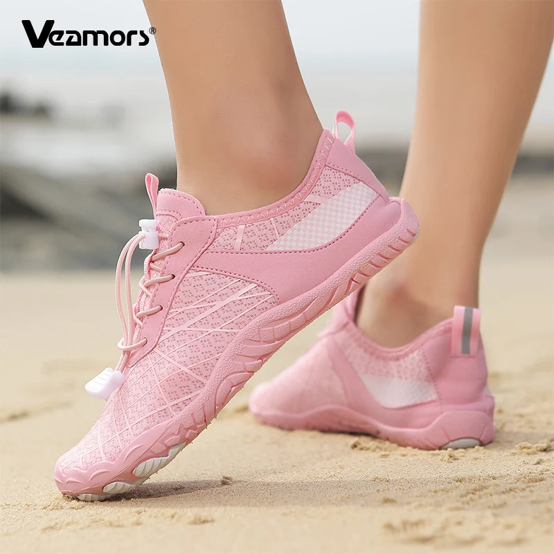

Breathable Summer Wading Sneakers Men Women Barefoot Beach Shoes Quick Dry Seaside Pool Water Sports Shoes Surfing Fishing Shoes