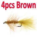 4 pcs Brown