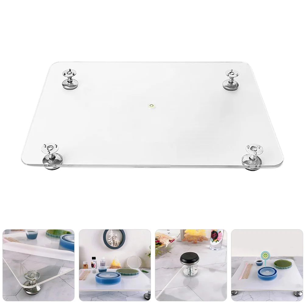 Adjustable Balance Table Resin Leveling Platform Epoxy Pouring Board Jewelry Work Mat Crafting Components Self Leveling Board