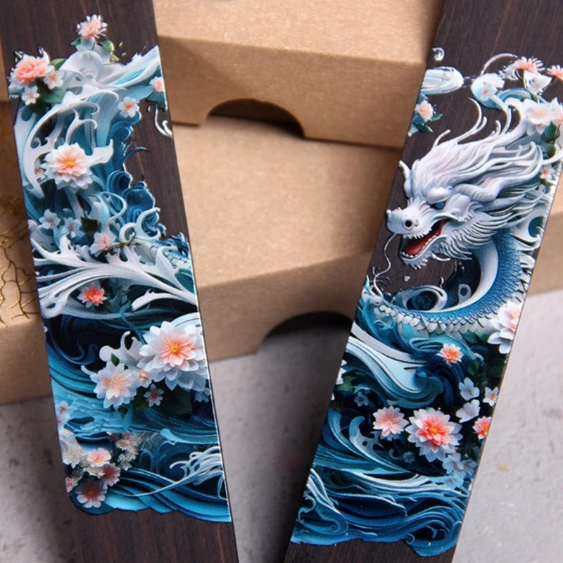 ที่คั่นหนังสือไม้ ที่ใส่หนังสือหน้าไม้ เครื่องหมายคั่นหนังสือ