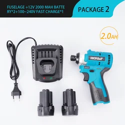 12v brushless chave de fenda elétrica motorista impacto 120nm ajustar torque broca motorista diy ferramenta elétrica para bateria makita