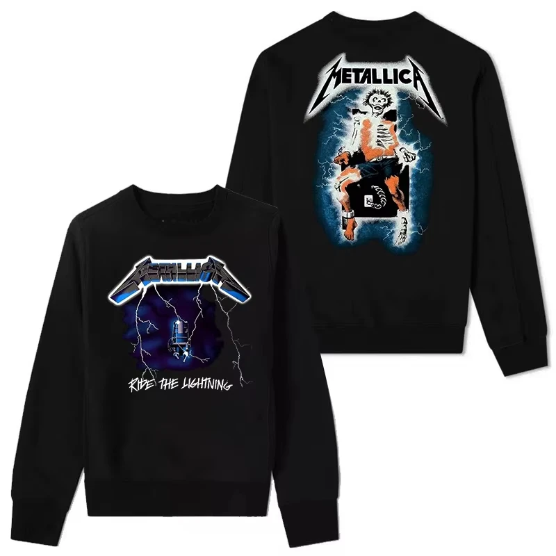 2026 New Cool Street Band Member Punk-inspired Vintage Streetwear Classic Long-sleeved Hoodies