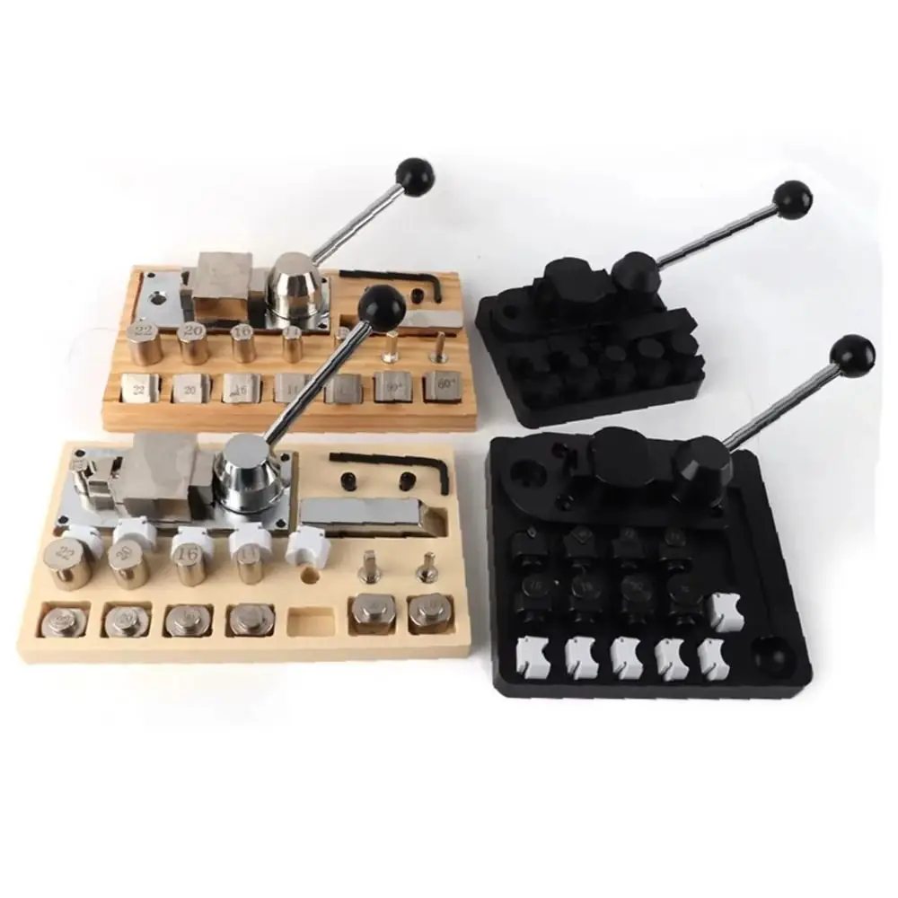 

Wooden Base Metal Ring Bending Machine Measuring Guides Plastics Ring Bender Simple Operation Easy Installation