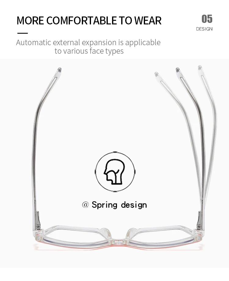 Legierung Rahmen Brille Vollrand Brillen Frauen Frühling Scharniere Kurzsichtig Oculos De Grau Brille 95977 – Detail 8
