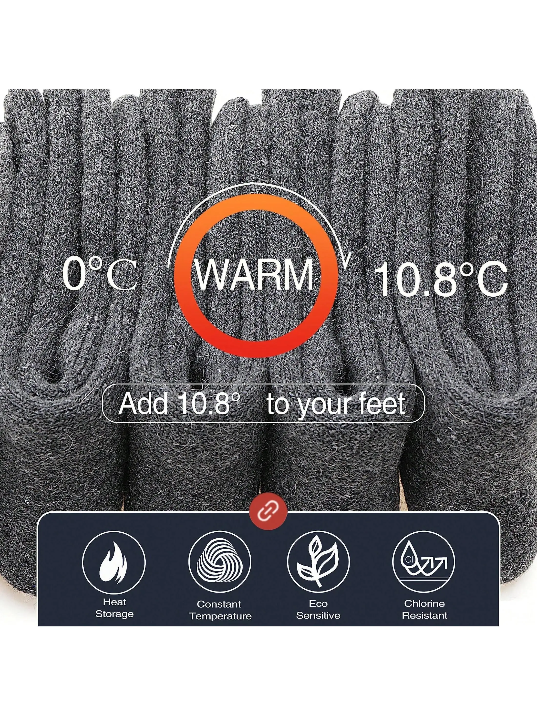 5 Pairs Men's Solid Color Fleece-Lined Thick Terry Mid-Calf Socks: Simple, Comfortable, Warm for Winter Daily Wear