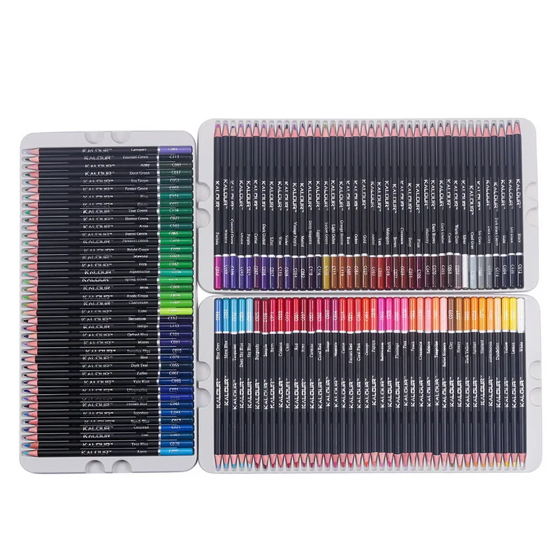 Ensemble de crayons à dessin pour étudiants professionnels, crayons de couleur pour artistes adultes, fournitures d'art professionnelles, ensemble de crayons de document d'art, 120