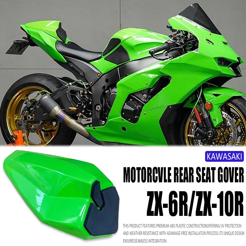 

zx6r Rear Seat Cover For Kawasaki Ninja ZX-6R ZX 6R Rear Seat Cover Cowl 2019-2025 2023 2024 ZX-10R Cowl Solo Fairing 2022-2025