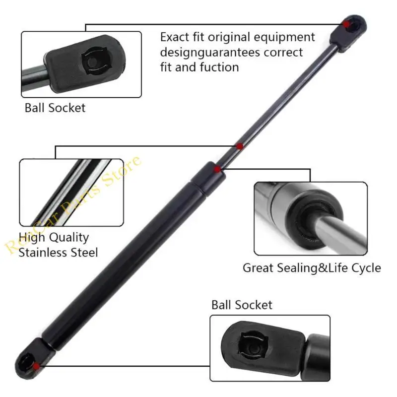

F19A Car Boot Gas Springs Rear Tailgate Support Rod Shock Absorbers Damping for 4H 4D