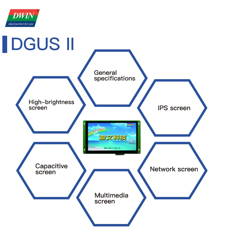 DWIN جديد وصول 7 بوصة 800*480 ذكي HMI UART TN TFT LCM لوحة اللمس شاشة LCD وحدة عرض DMG80480C070_04W