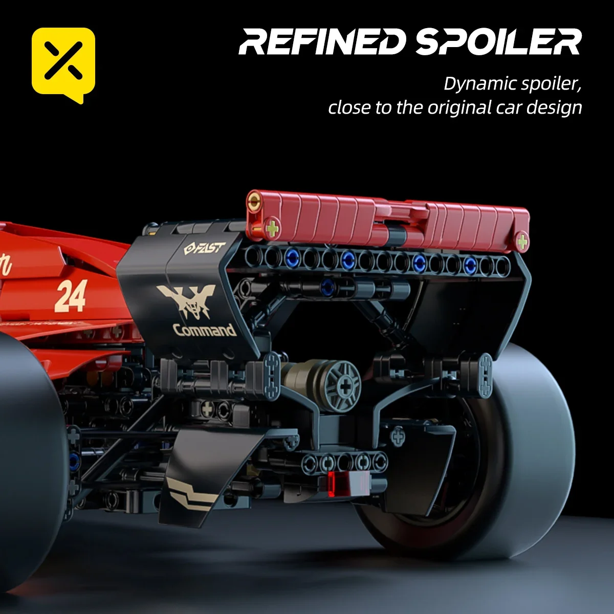 1768PCS 1:8 F1 Auto da corsa Set di costruzione MOC Building Blocks Auto Cool Modello da collezione Kit di auto Giocattolo Natale Festivo Regalo Dare