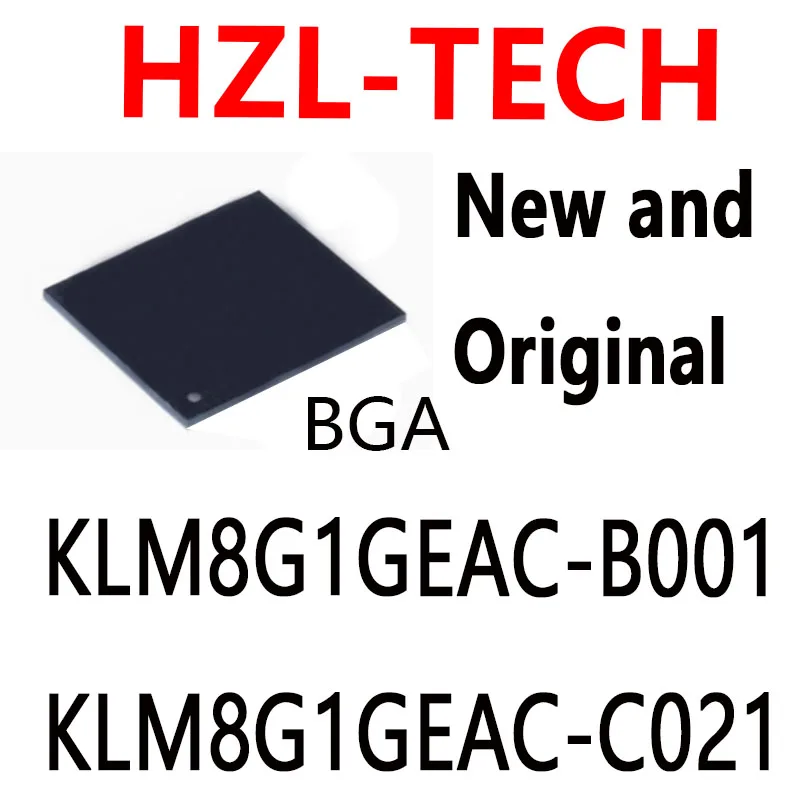 2PCS  test very good product bga chip reball with balls IC chips KLM8G1GEAC-B001 KLM8G1GEAC-C021 KLM8G1GEAC-B031