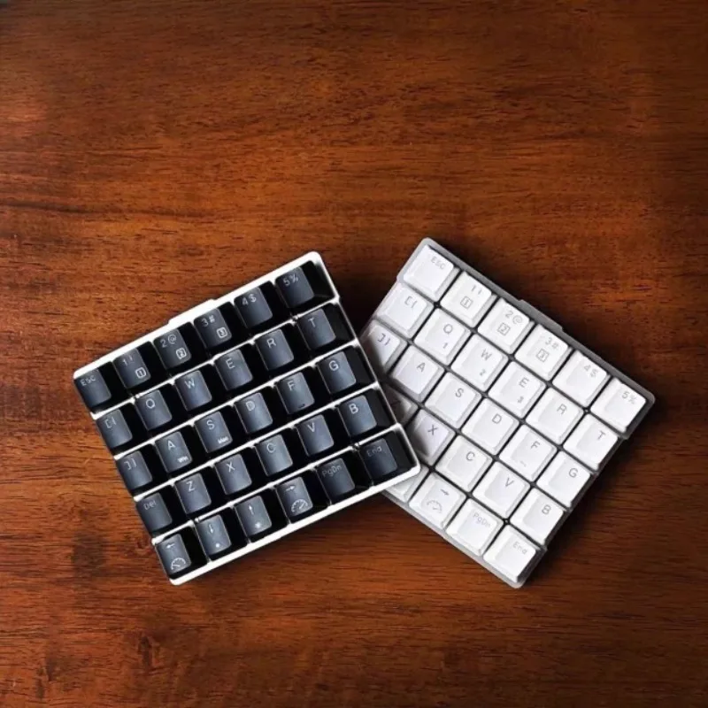 DS30 Wired Mechanical Keyboard Customized Hot Swap Single-mode VIAL Ergonomic for Esports Gaming Inline One Handed Keyboard