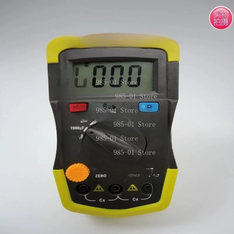 XC6013L Digital Capacitance Meter, Portable Capacitor Tester Supports pF nF uF Measurement