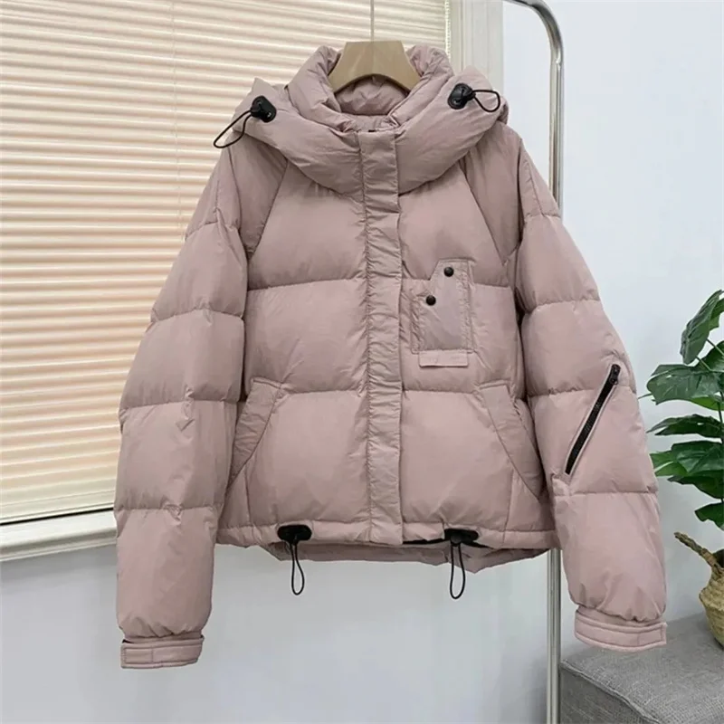 

Позасезонное пуховое хлопковое пальто женское или Thiened корейское свободное пальто из смеси хлопка на молнии цвета