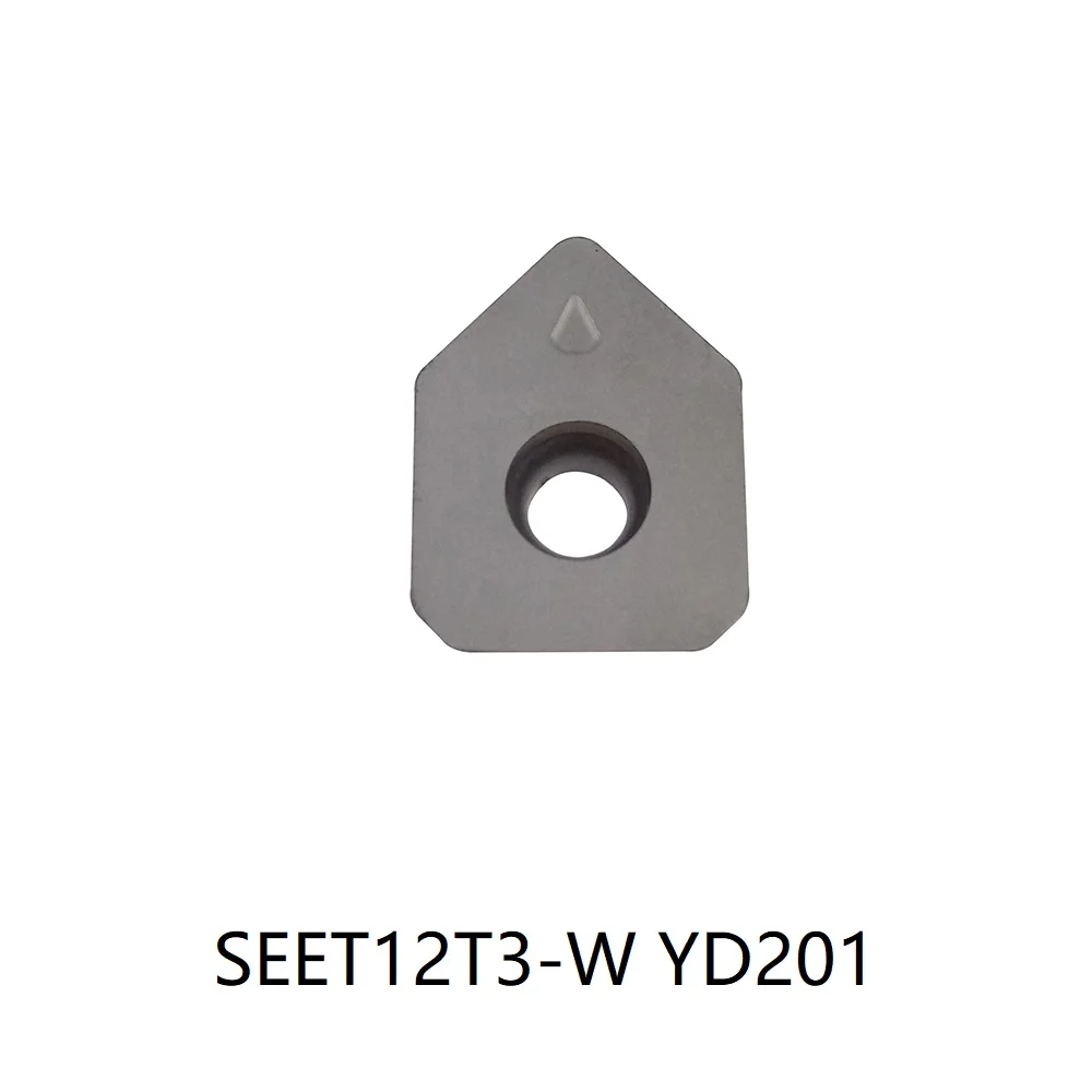 SEET 12T3 ZCC TungsTen Milling Cutter Insert YBM251 YBG202 YBD152 YD201 YNG151C YBG205 YNG151 SEET12T3-W PROCESSING:STEEL