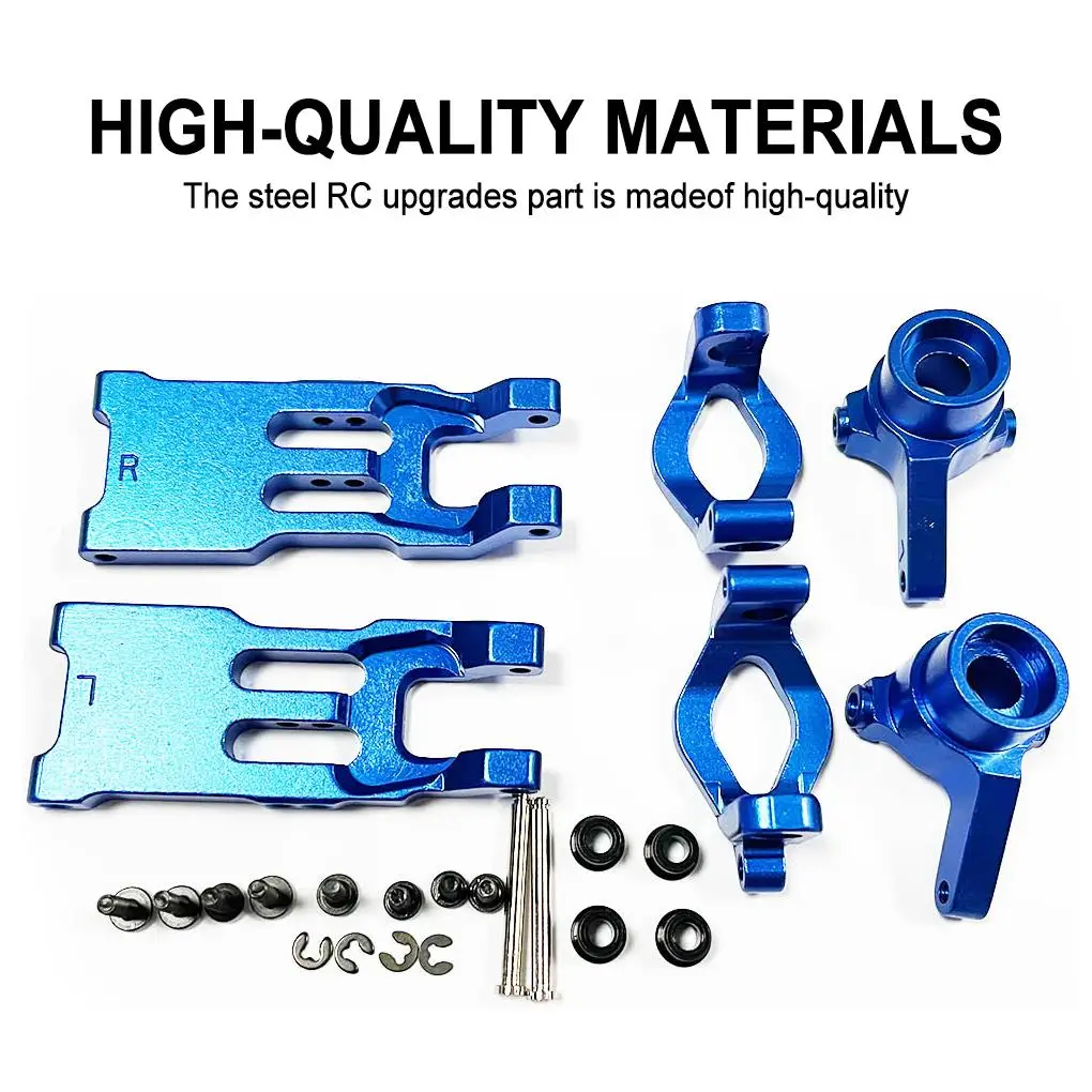 1/18 HBX 18859 18858 18857 18856 Metal Full Kit Upgrade Parts Steering Cup Front and Rear Swing Arm for 1:18 Scale RC Car