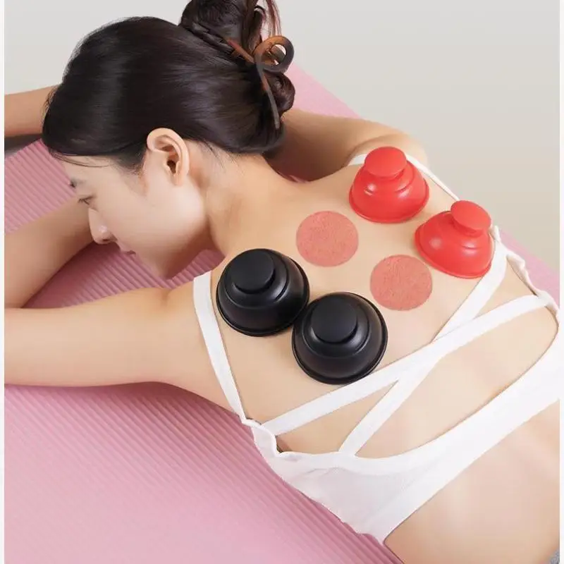

Anti-cellulite Silicone Suction Cup Ventosas Massage Body Cups Vacuum Cupping Therapy Face Sucker Slimming Jars