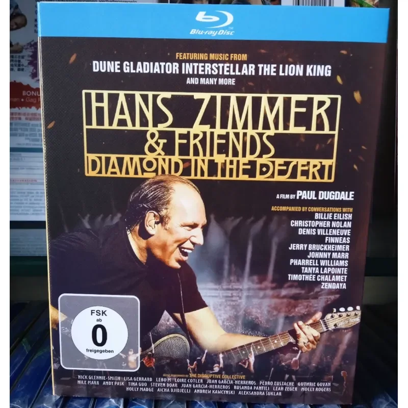 Hans Zimmer and Friends The Desert Diamond Concert Blu ray Disc High Definition Audio Video