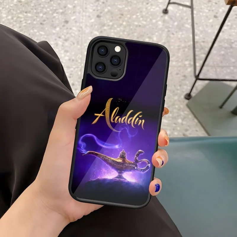 Aladdin Phone Case For Iphone 15 14 13 12 11 Pro Max Mini 8 6 7 Plus Se Xr X Xs 2020 PC+TPU Cover