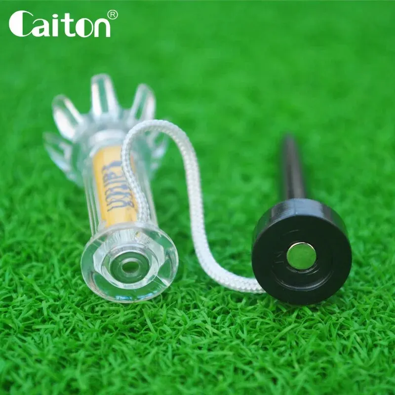 Improve Your Golf Game with the Caiton 5pcs Magnetic Plastic Golf Tee Set - 360degree Bounce