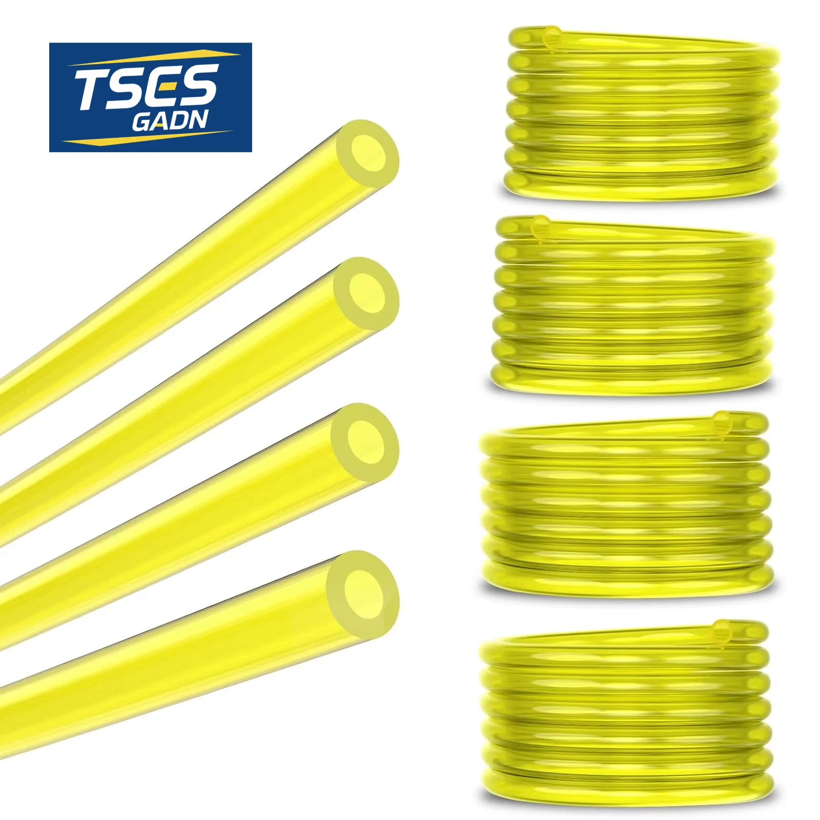 Топливные шланги TSES, 2-5 шт., 4 размера, для триммеров, бензопил, воздуходувок, газонокосилок и других электроинструментов