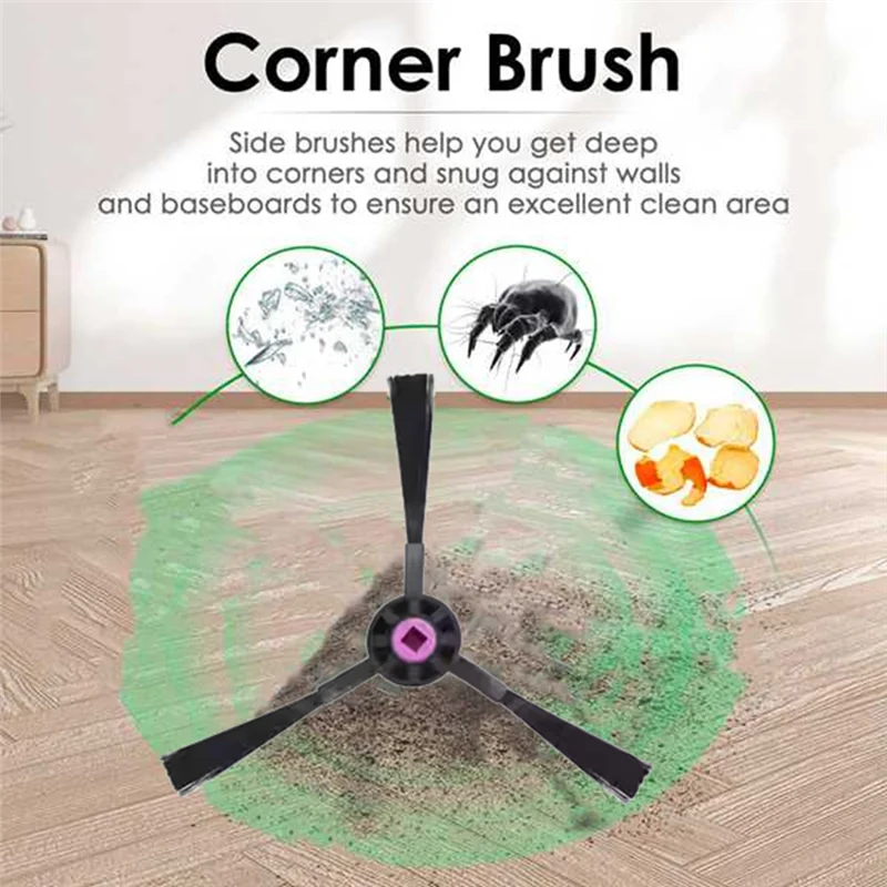 ABUS-моющаяся боковая щетка для робота-пылесоса JONR P20 Pro, аксессуары, сменная щетка для пылесоса