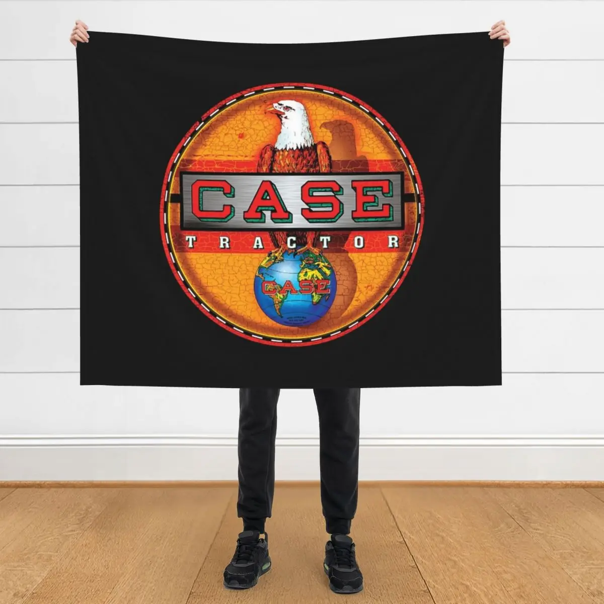 

Case T-ShirtCase Tractor Throw Blanket Comforter Luxury Throw Flannels Bed Blankets