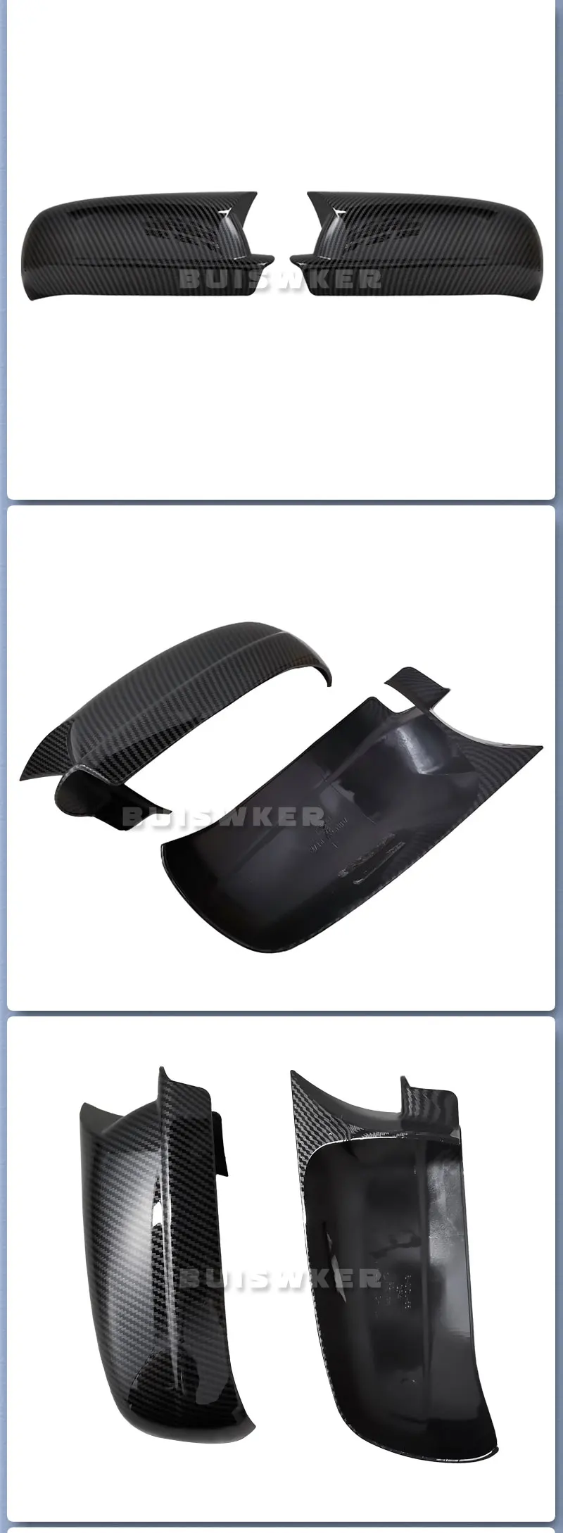 Für Volkswagen VW Golf 4 IV MK4 GTI R 1998–2002 Bora Jetta Passat B5 Seitenflügel-Rückspiegelabdeckung – Detail 3