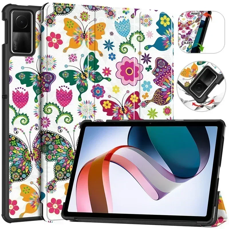 2023สำหรับ redmi Pad SE เคสฝาแม่เหล็กพับสามทบสำหรับ Xiaomi redmi Pad SE 11นิ้วเคสแท็บเล็ต