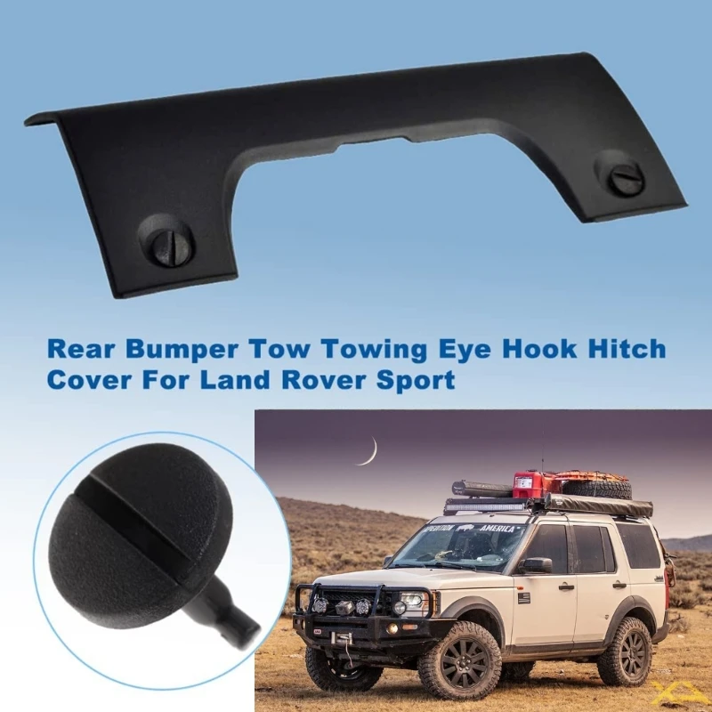 Towing Eye Trim Turn Lock Insert for Evoque Tow Bracket Cover Clip Screws