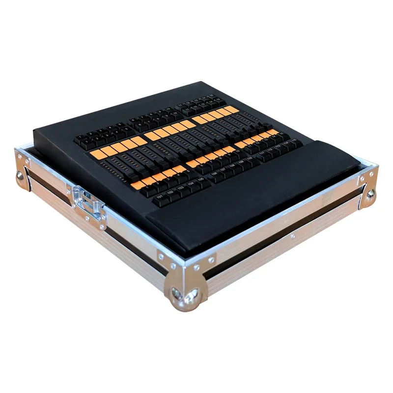 Pro Dmx512 Fader Wing Controller Dmx Light Console with Flight Case