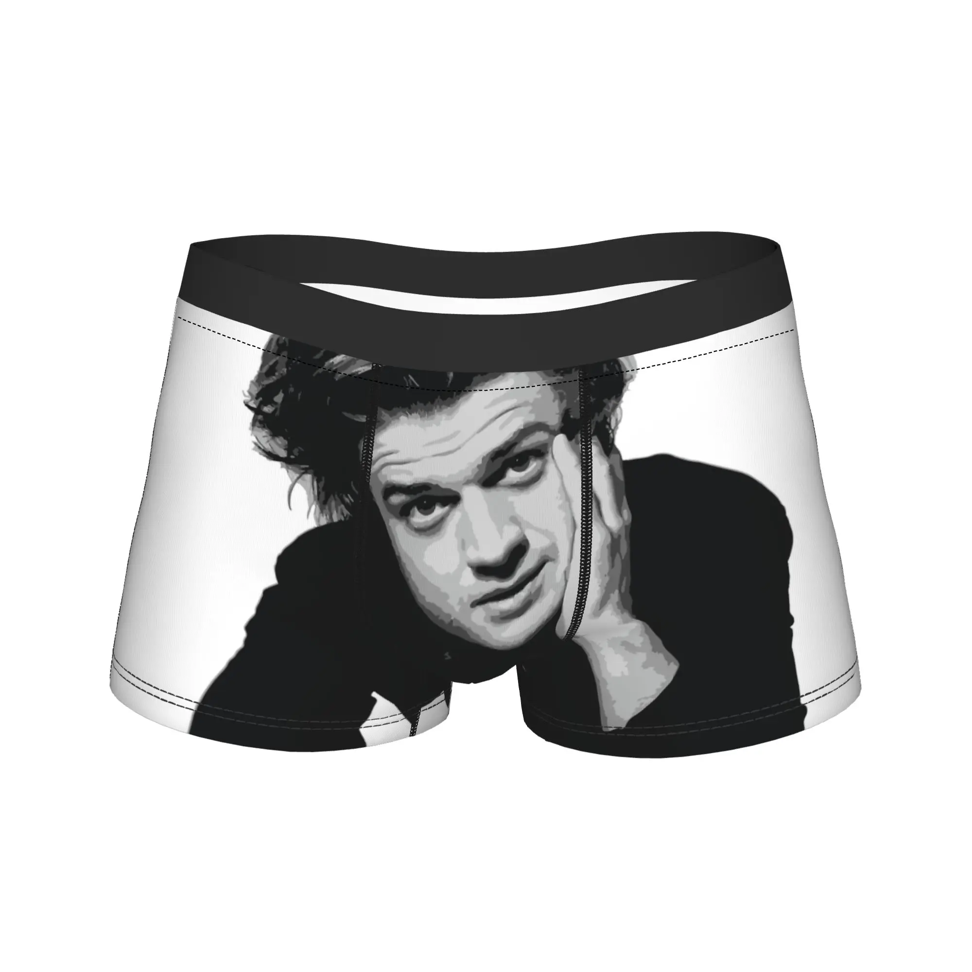 

Steve Harrington Joe Keery Underwear Sexy Soft Underpants Pattern Shorts Briefs For Male 3D Pouch Oversize Boxer Shorts