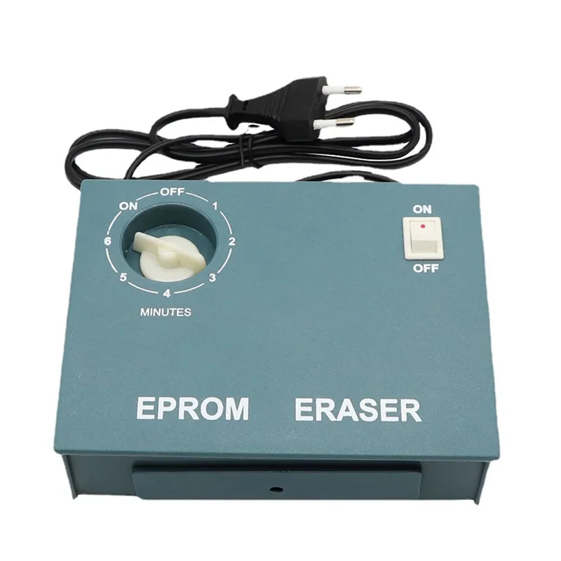 UV EPROM ยางลบ EPROM ข้อมูลเครื่องมือลบแสงอัลตราไวโอเลต Erasable Timer Semiconductor เวเฟอร์ชิปลบรังสี EU Plug