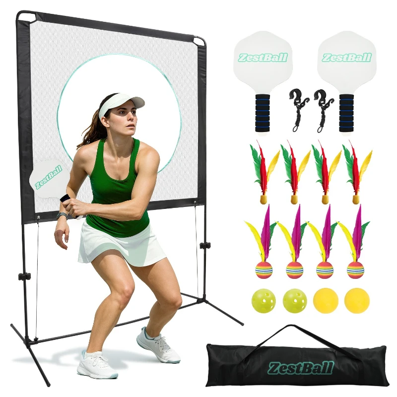 Portable Pickleball Goal Set Outdoor Practice Shuttlecock Goal Sets Multifunctional Durable Nets Professional Sports Accessory