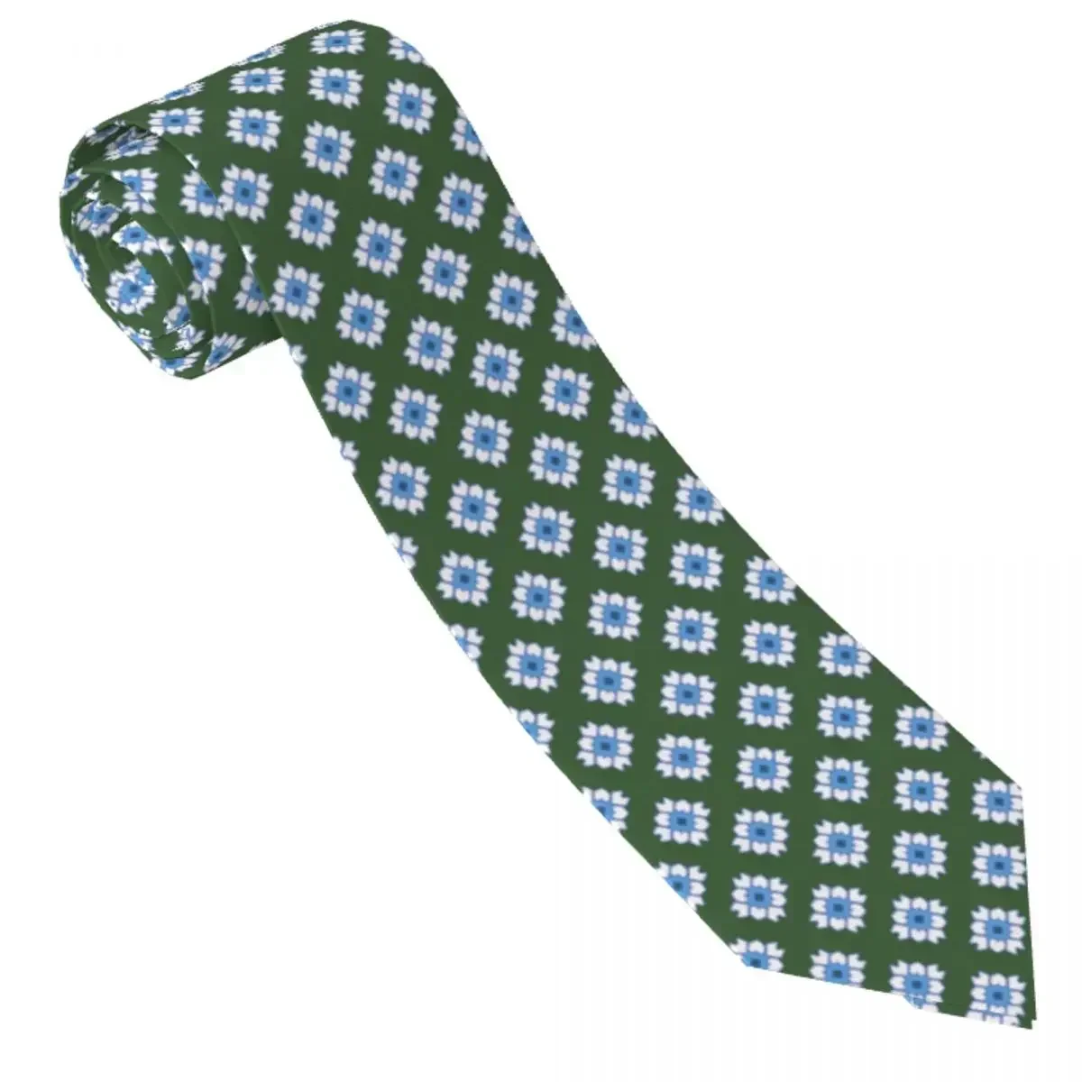 Corbata de cuello de boda con estampado de rombos para hombres, corbata de cuello gráfico Retro, moda clásica, regalo de cumpleaños