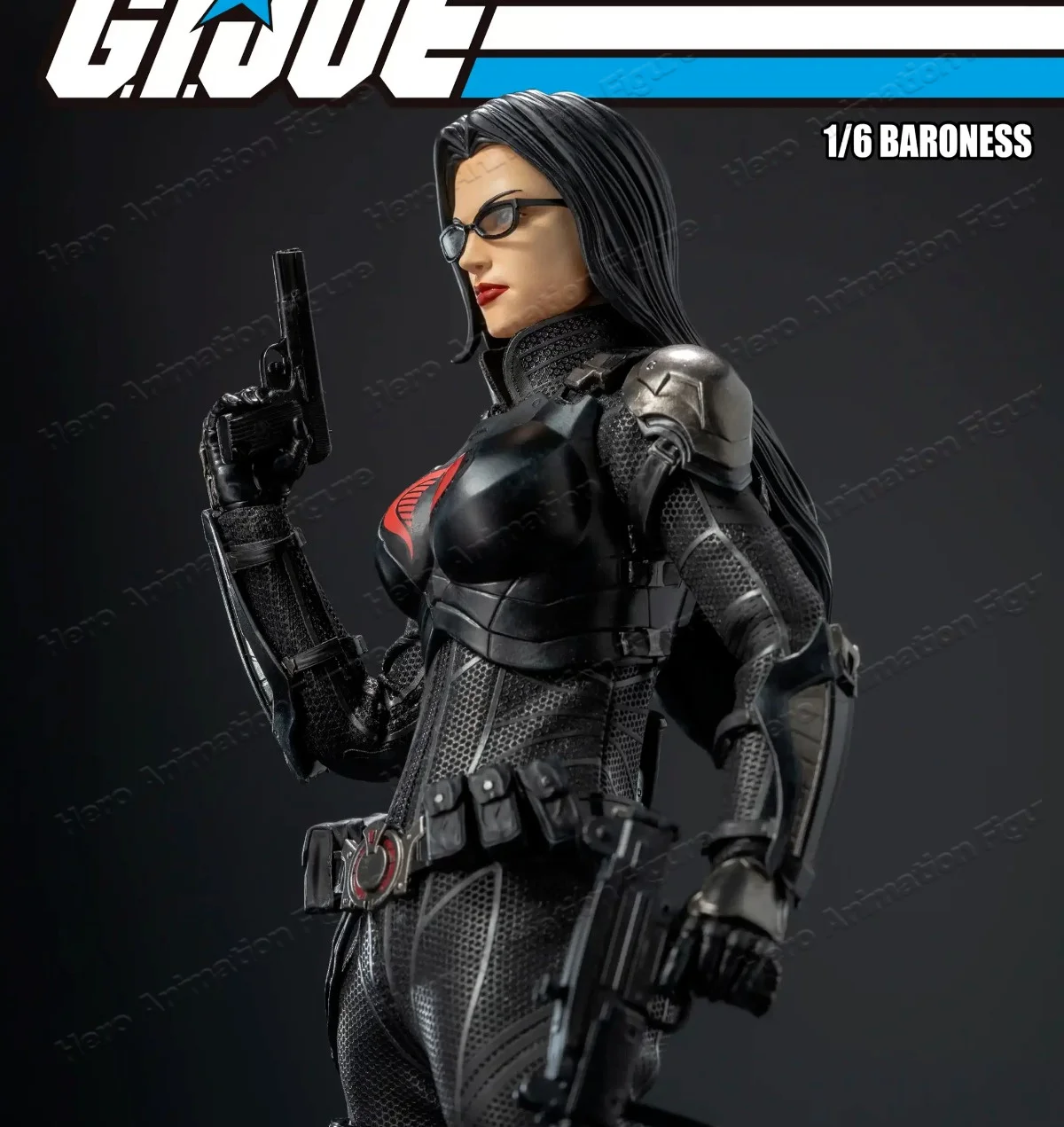 In Stock [Original] Threezero 3Z0350 FigZero G.I.JOE Baroness 1/6 Action Figure Model Toy Gift Collection view 3