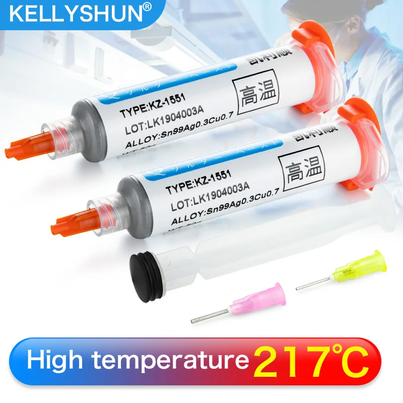 

KELLYSHUN 50G/100G Flux for Soldering,Solder Paste, Electronic Soldering Flux ,Lead-free for Welding Flux Sn99Ag0.3Cu0.7