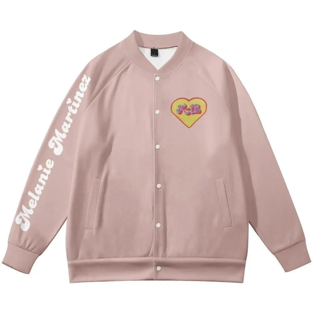 Melanie Martinez Merch Let\'s Die Together Sweatshirt Unisex Baseball Uniform Jacket Men Women Tracksuit 2022 Funny Clothes