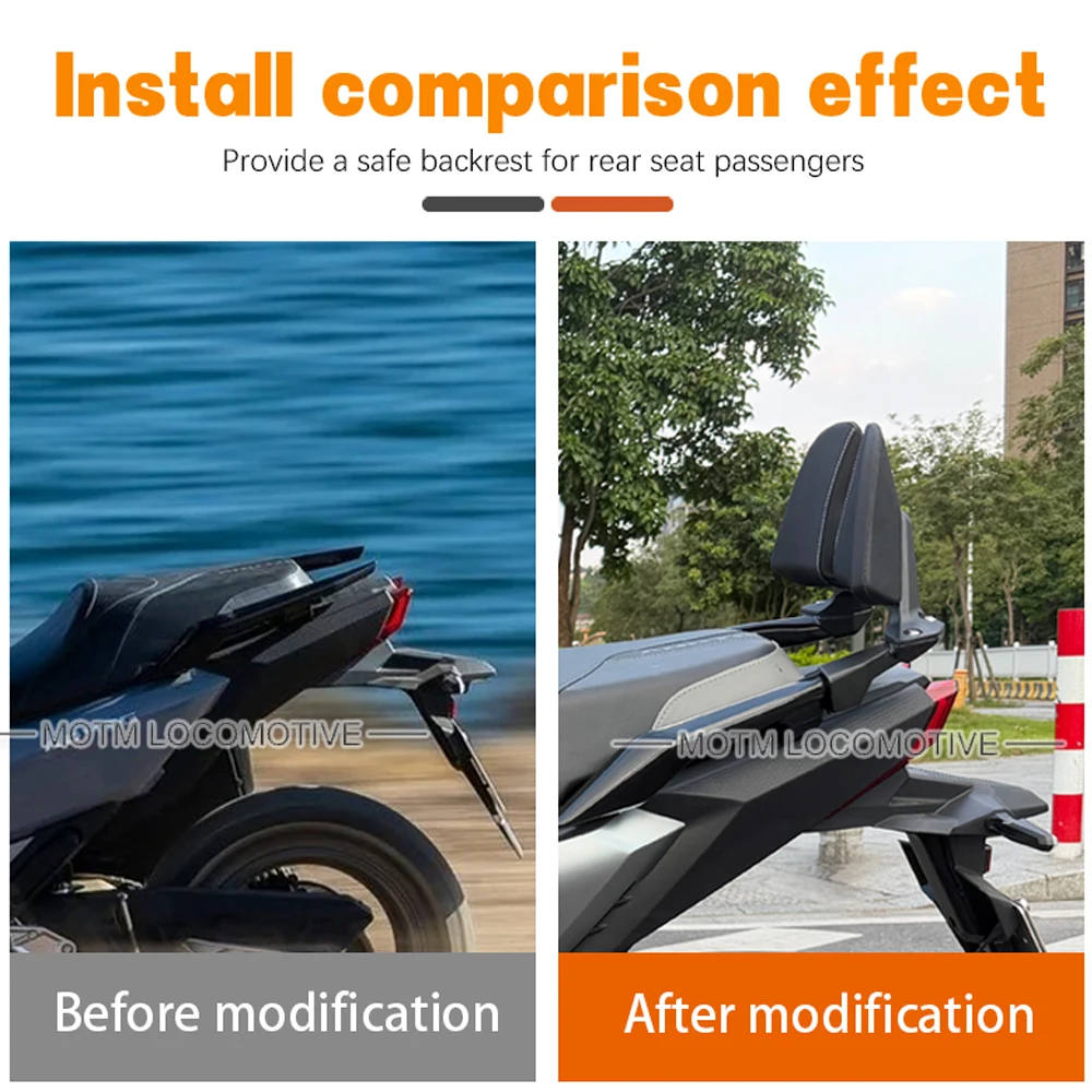 FOR SYM ADX TG400 Sabertooth 400 Modified Passenger Rear Backrest Passenger Rear Hump Rear Cushion #2