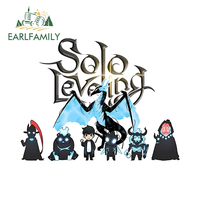 EARLFAMILY For Solo Anime Cute Peeker Car Stickers Interesting Cartoon Style Graphics Decals Cool Car Accesorios Para Auto - Image 2