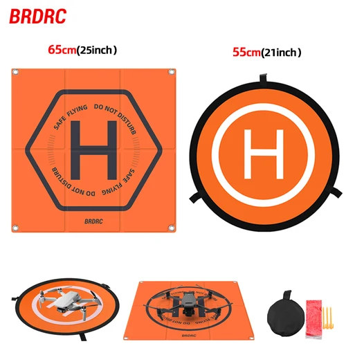 BRDRC-alfombrillas de aterrizaje plegables para Dron DJI Mavic 4 Pro/Air 3S/Neo 2/Mini 5 Pro/4 Pro/Mini 3/Mini 4K/2, accesorios para cuadricópteros