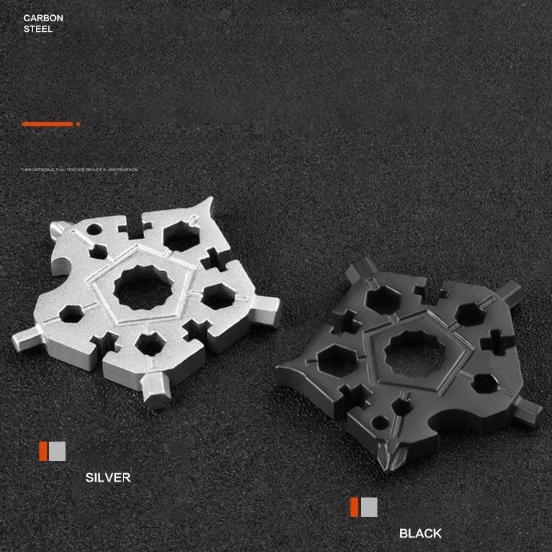 Hot-selling New Spot 23-in-1 Multi-functional Snowflake Wrench Special Pentagonal Portable Tool Set Compact and Lightweight