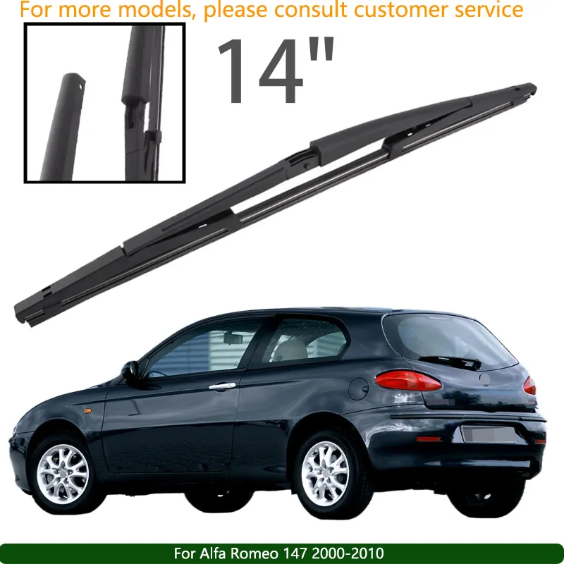

For Alfa Romeo 147 2000-2010 Car Accessories 14" Rear Windshield Windscreen Washer Wiper Blade