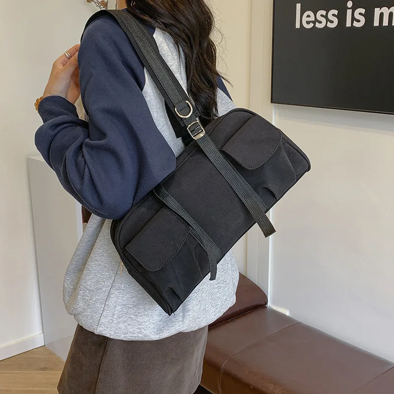 

Сумка из ткани Оксфорд 2025 года — многосторонняя сумочка через плечо/плечо, легкая женская сумка через плечо