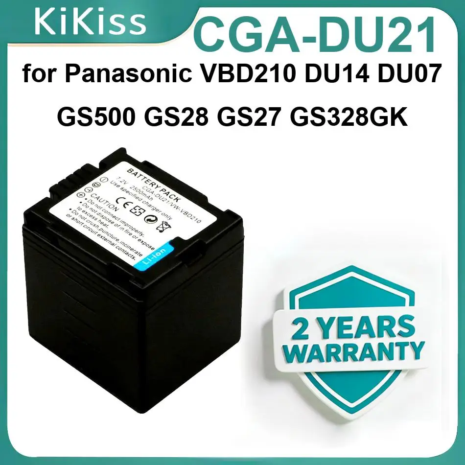 

Camera Battery For Panasonic VBD210 DU14 DU07 GS500 GS28 GS27 GS328GK,CGA-DU21 Li-Ion Polymer Batteries