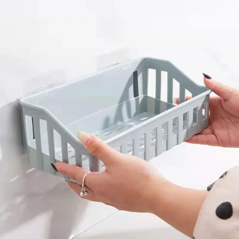 Bathroom storage rack Bathroom adhesive storage rack Hook Home corner shower rack Storage rack Bathroom accessories