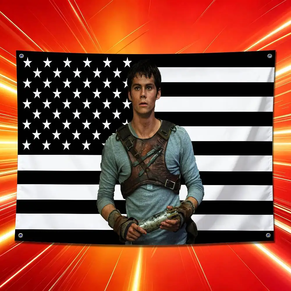 For Dylan O Brien OBrien Flag 60x90cm Outdoor Garden Home Decorate Wall Banner Tapestry Flags Cover