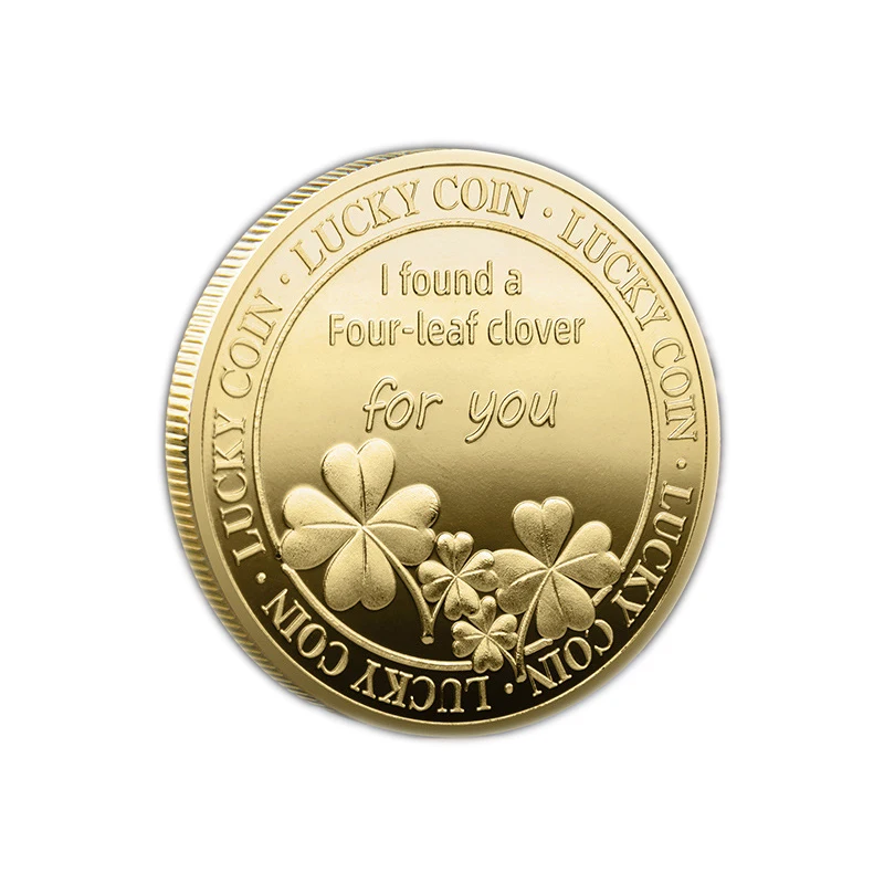 Love Heart Lucky Coin Prosperity Auspiciousness Health Happiness Wedding Souvenirs Collectible Coin Metal Craft Gift