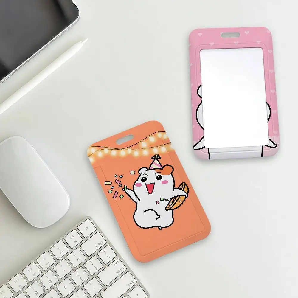 Cute O-Oruchuban Ebichu Card Holder Corporate Business Work Badge Holders Uisex Credit Bus Daily Commute ID Case