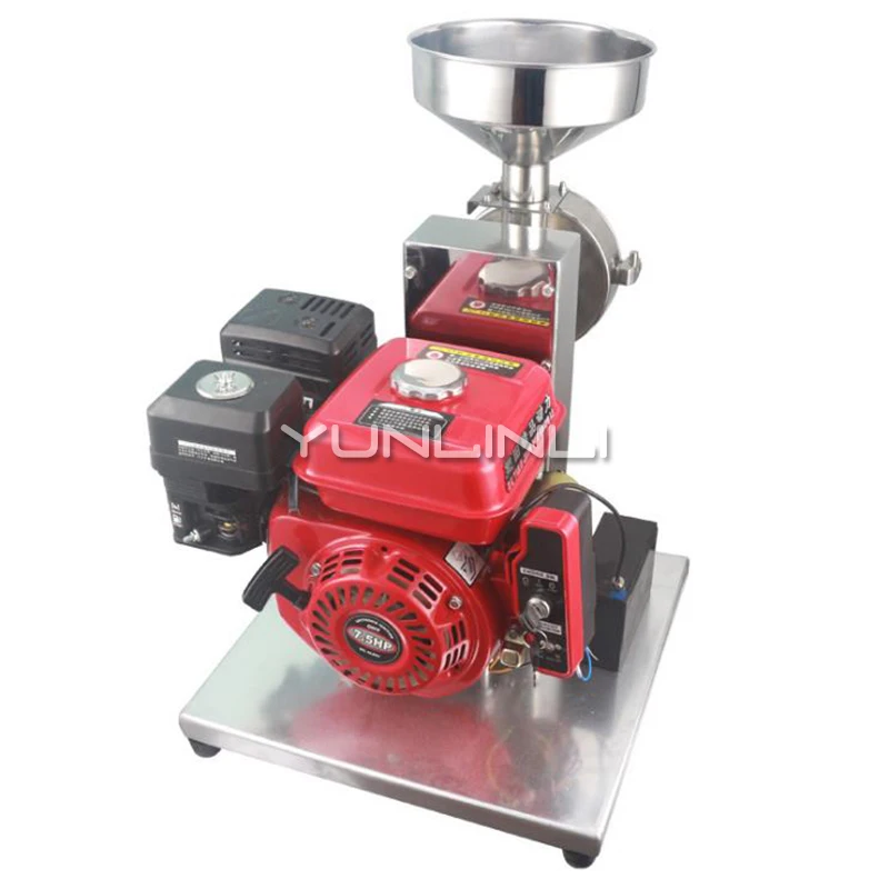 Коммерческая шлифовальная машина для зерновых, газовый мобильный шлифовальный станок, непрерывная коммерческая дробильная машина